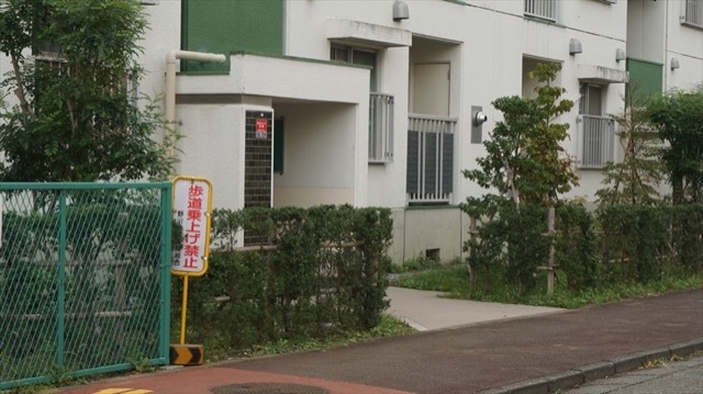 野川住宅(1号棟･2号棟)のエントランス